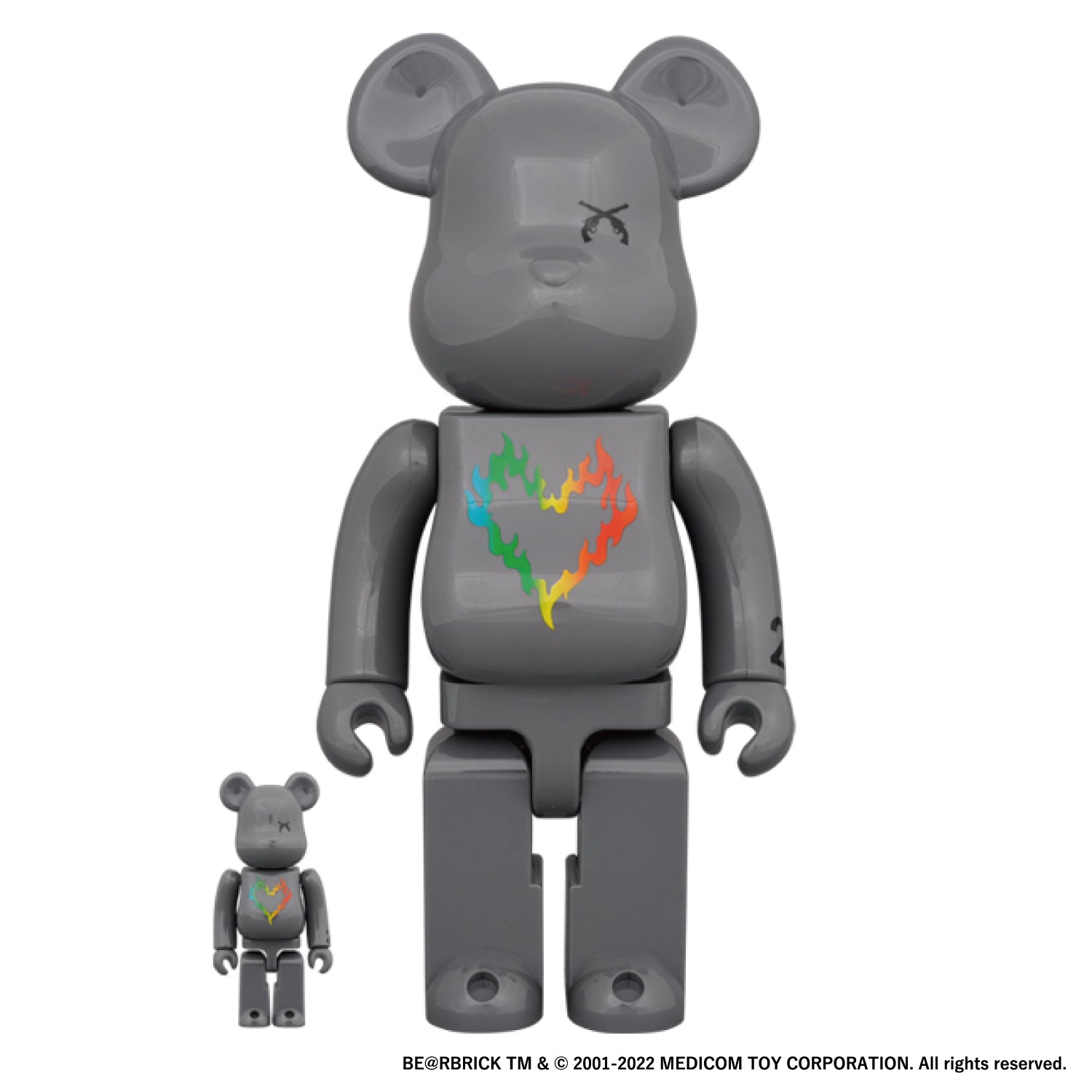 LOVE & PEACE roarguns 20th Anniversary Model BE@RBRICK