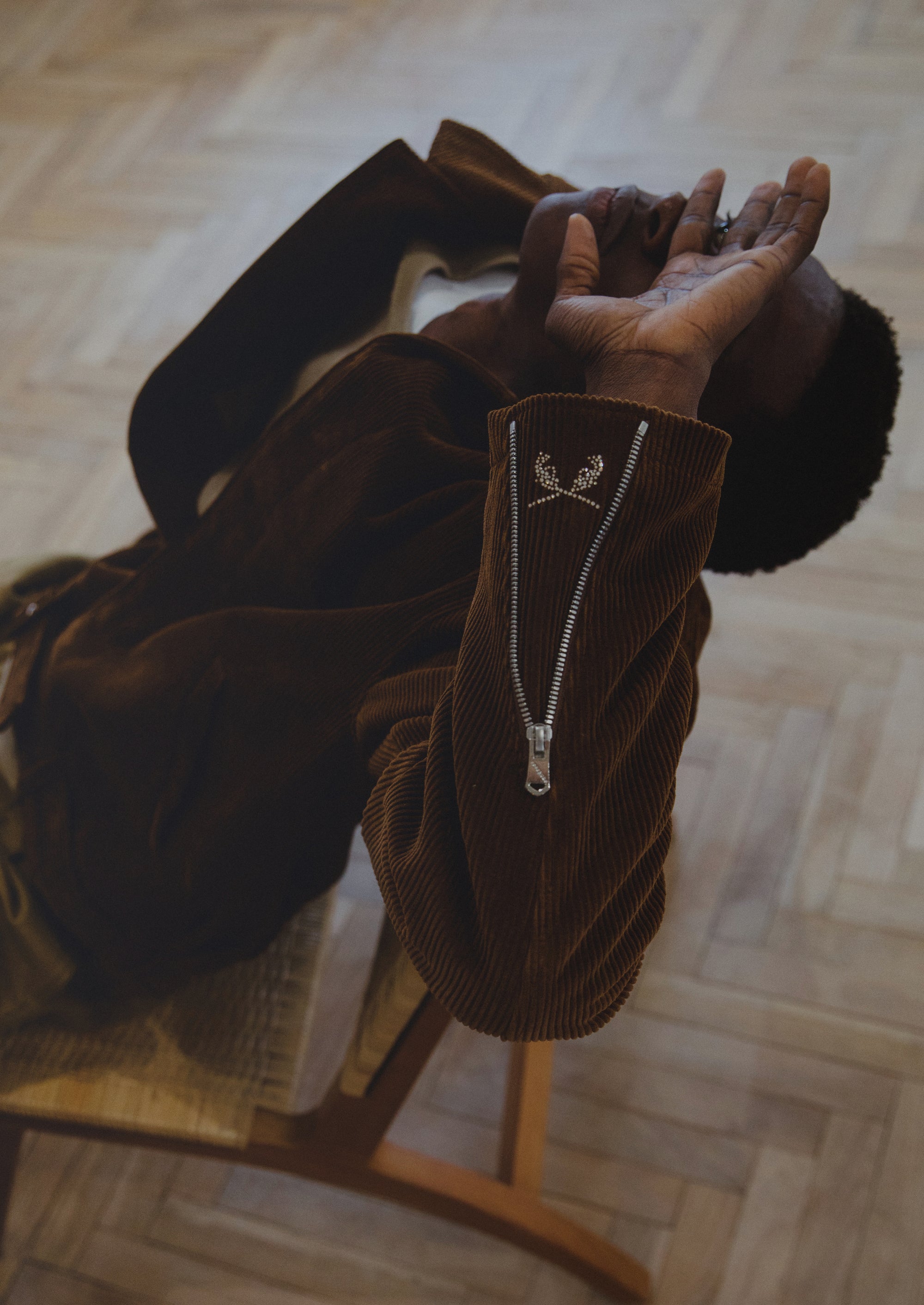 将图片加载到图库查看器,CORDUROY RIDERS JACKET / BROWN