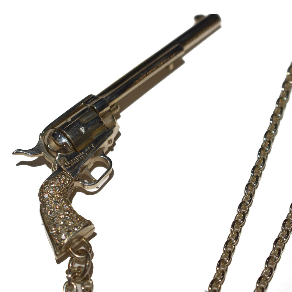 画像をギャラリービューアに読み込む, ATOMIC NUMBER 47 CROSSGUN NECKLACE / DIAMOND
