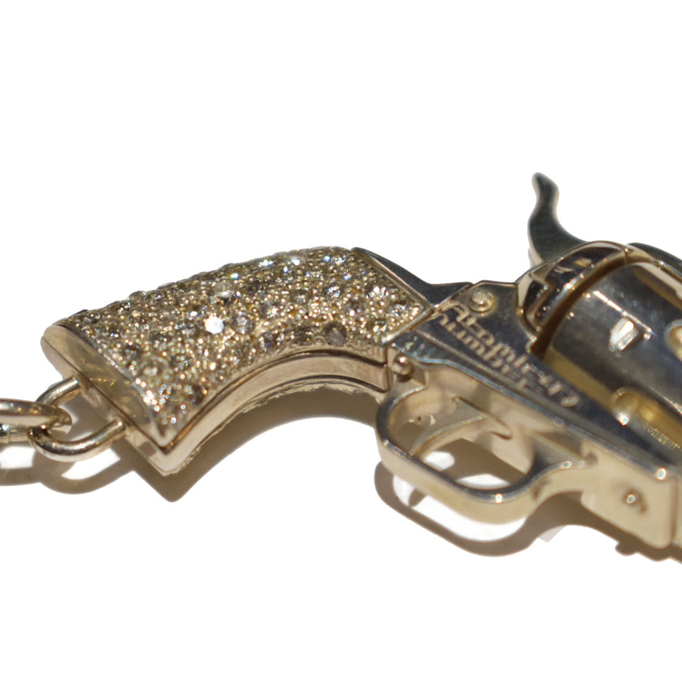 画像をギャラリービューアに読み込む, ATOMIC NUMBER 47 CROSSGUN NECKLACE / DIAMOND