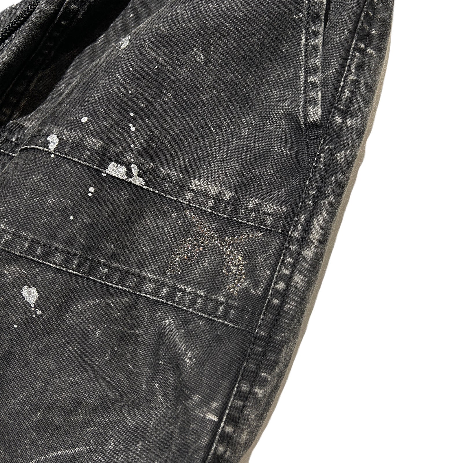 将图片加载到图库查看器,BACK SATIN EASY PANTS / BLACK