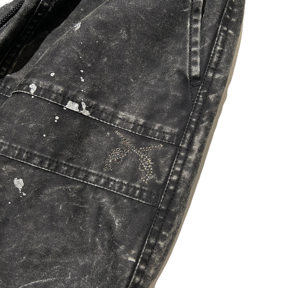 将图片加载到图库查看器,BACK SATIN EASY PANTS / BLACK