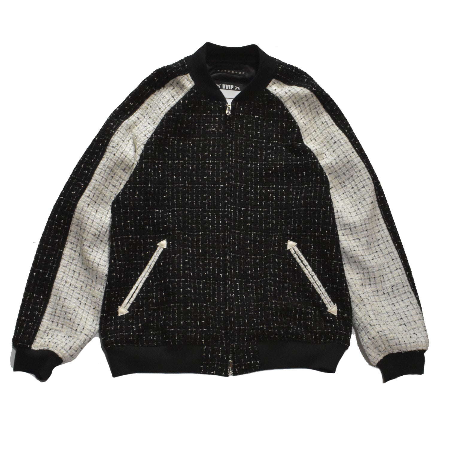 画像をギャラリービューアに読み込む, TWEED SOUVENIR JACKET DUNKWELL WAPPEN / BLACK