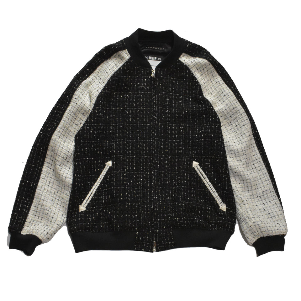 画像をギャラリービューアに読み込む, TWEED SOUVENIR JACKET DUNKWELL WAPPEN / BLACK