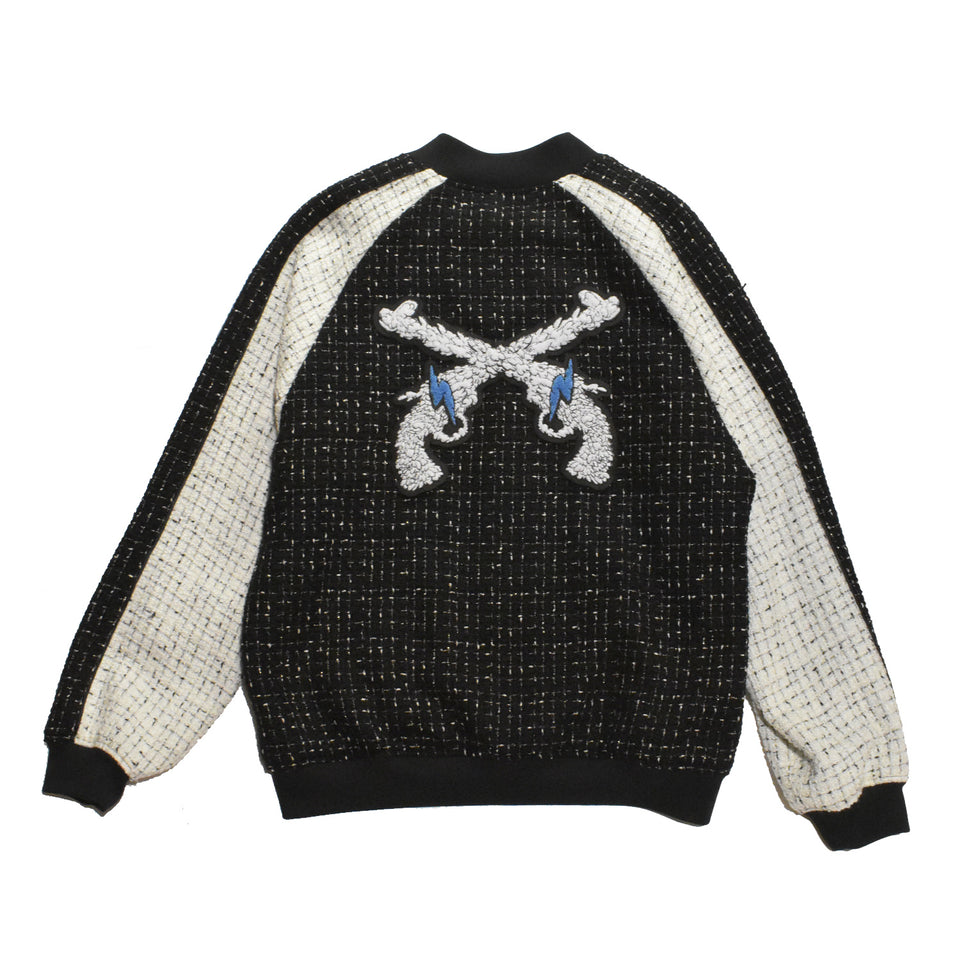 画像をギャラリービューアに読み込む, TWEED SOUVENIR JACKET DUNKWELL WAPPEN / BLACK