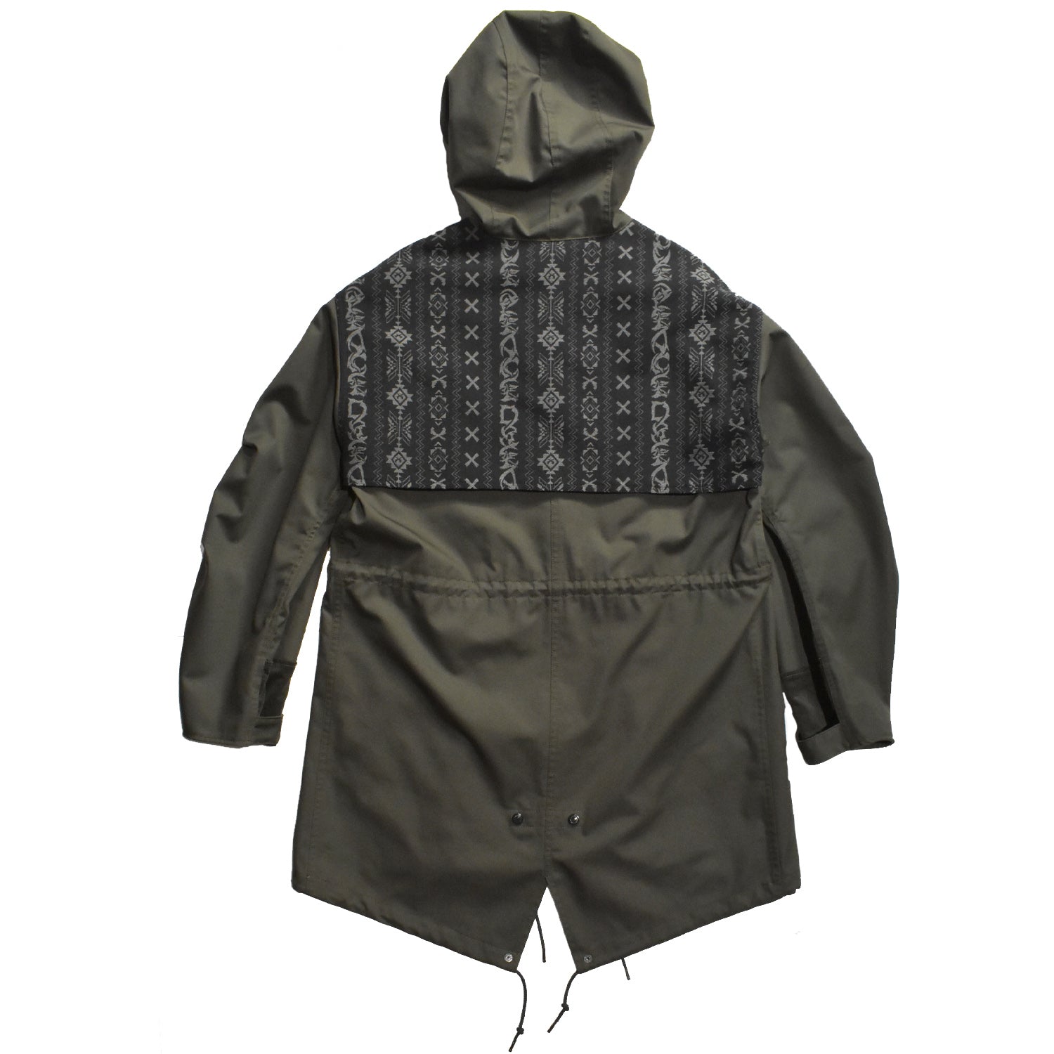 画像をギャラリービューアに読み込む, TRIVAL JACQUARD MODS COAT / KHAKI