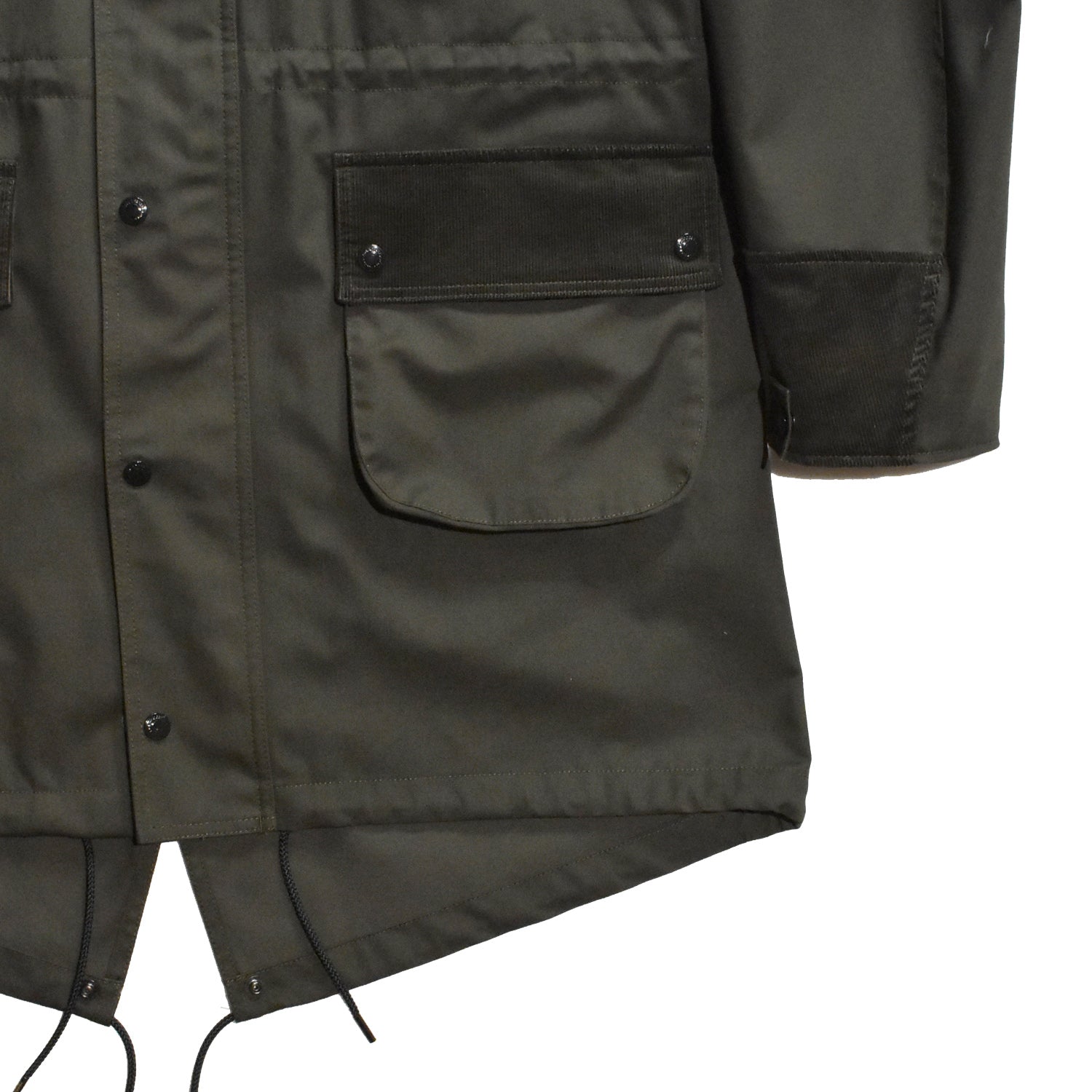 画像をギャラリービューアに読み込む, TRIVAL JACQUARD MODS COAT / KHAKI