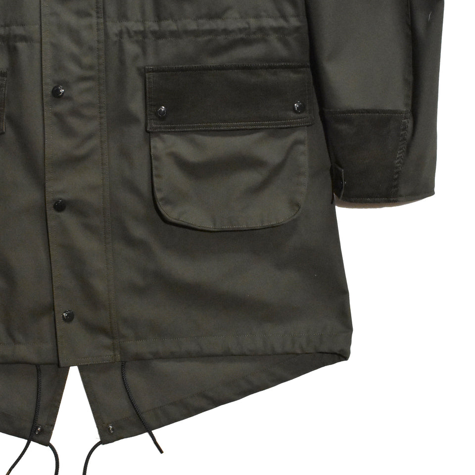 画像をギャラリービューアに読み込む, TRIVAL JACQUARD MODS COAT / KHAKI