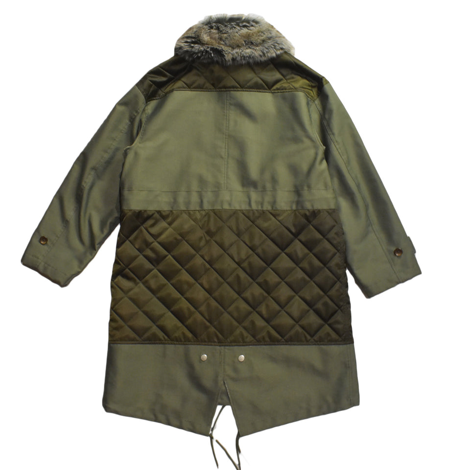 画像をギャラリービューアに読み込む, WOMEN FUR MODS COAT / KHAKI