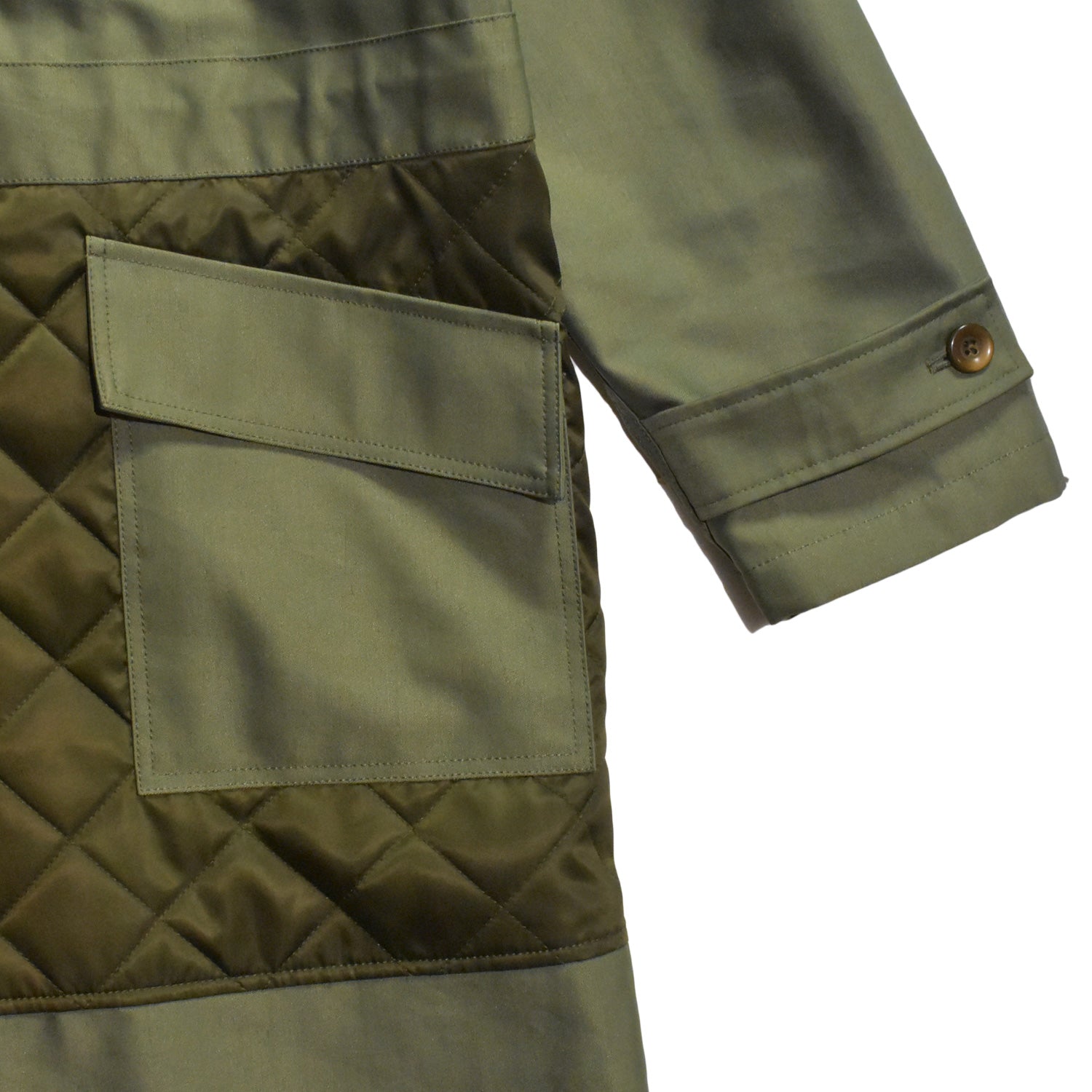 画像をギャラリービューアに読み込む, WOMEN FUR MODS COAT / KHAKI