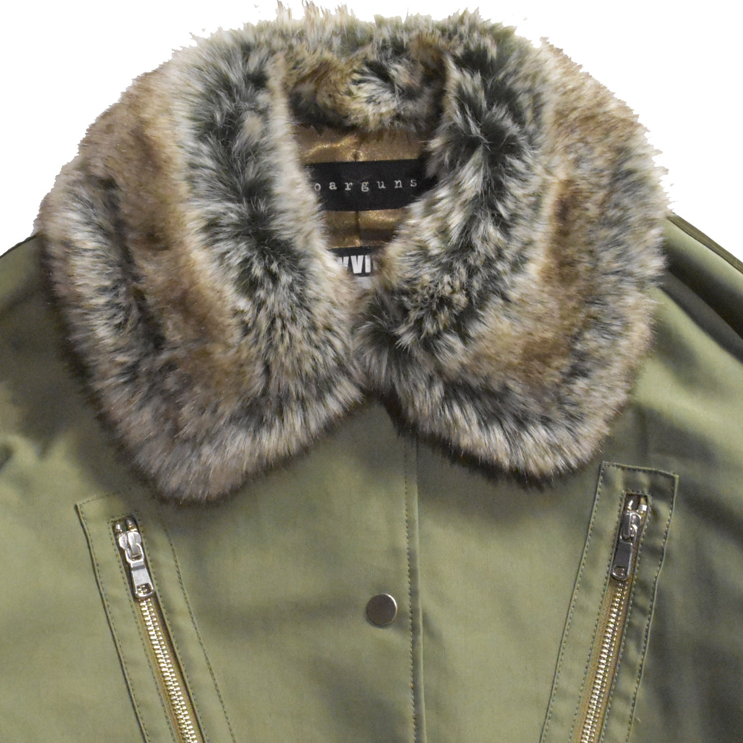 画像をギャラリービューアに読み込む, WOMEN FUR MODS COAT / KHAKI