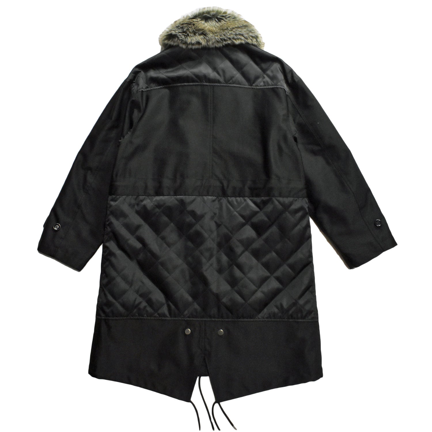 画像をギャラリービューアに読み込む, WOMEN FUR MODS COAT / BLACK