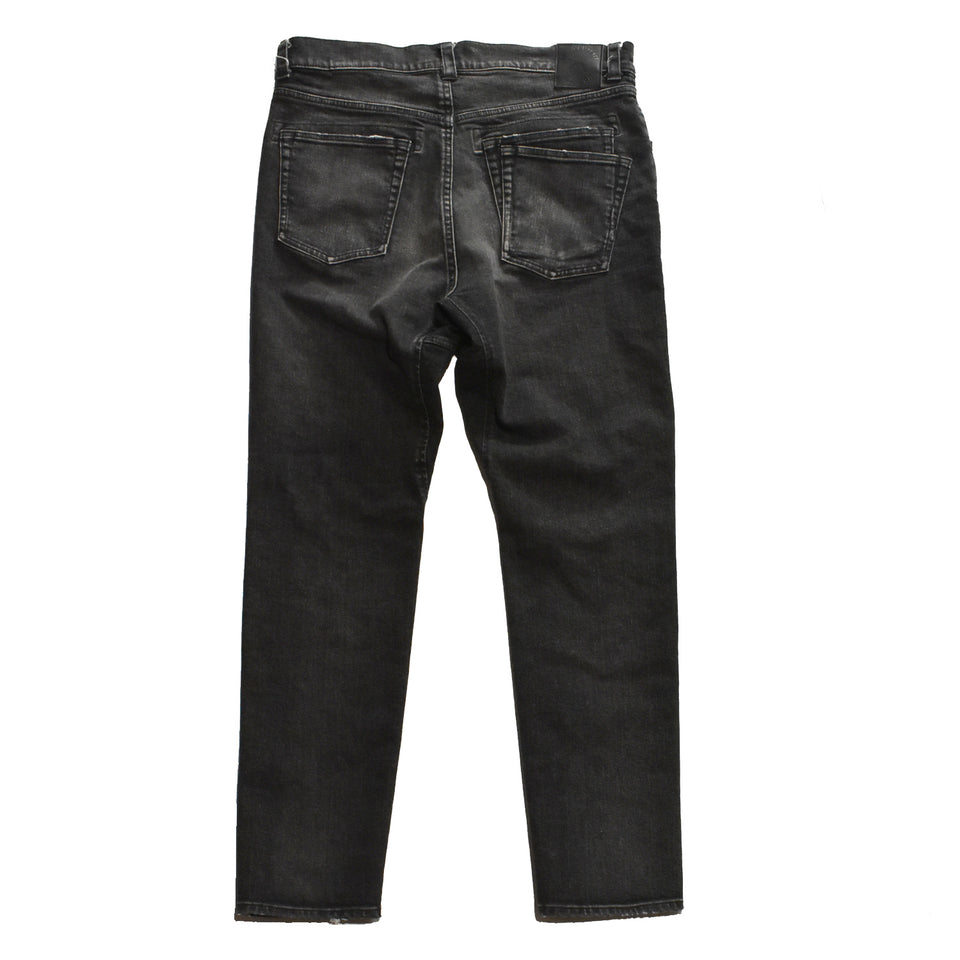 画像をギャラリービューアに読み込む, VINTAGE WASH DENIM PANTS METAL CROSSGUN / BLACK