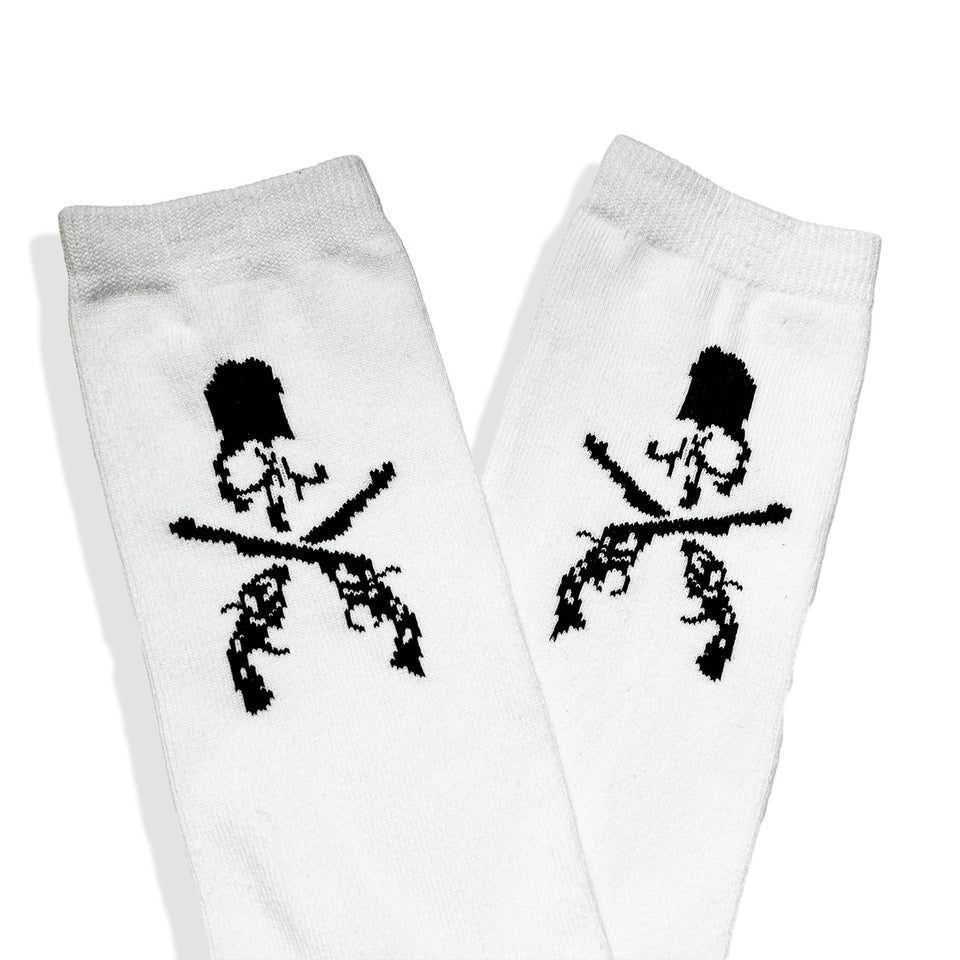 将图片加载到图库查看器,MASTERMIND WORLD x roarguns JACQUARD SOX / WHITE