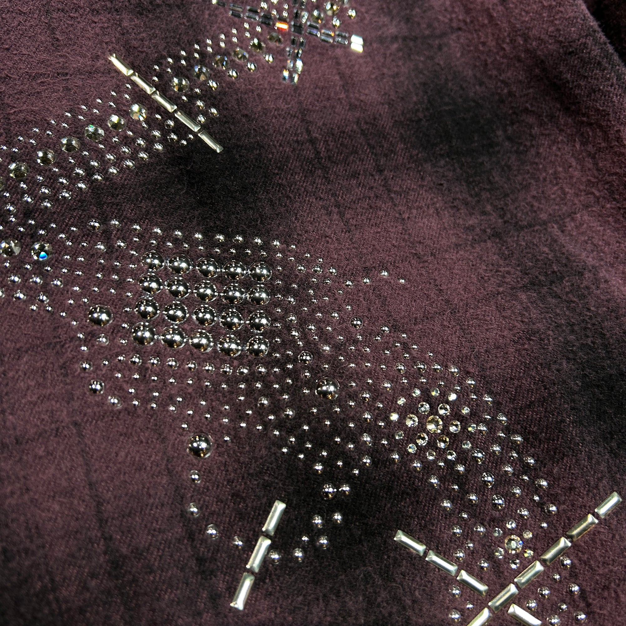 Load image into Gallery viewer, SHGGY CHECK SHIRT METAL / BURGUNDY