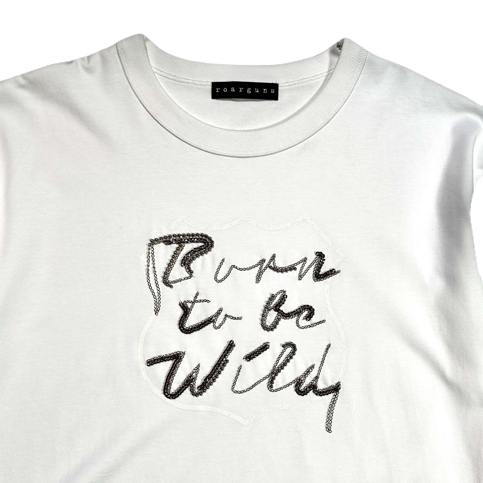 Load image into Gallery viewer, BORN TO BE WILD T-SHIRT / WHITE