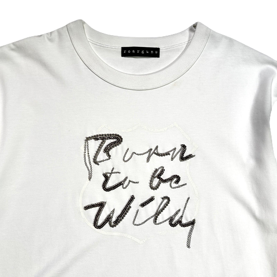 Load image into Gallery viewer, BORN TO BE WILD T-SHIRT / WHITE