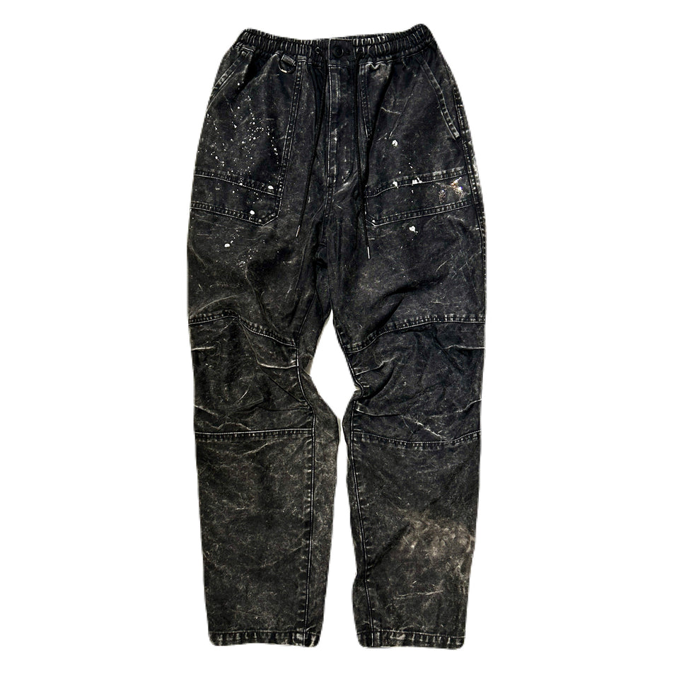 将图片加载到图库查看器,BACK SATIN EASY PANTS / BLACK
