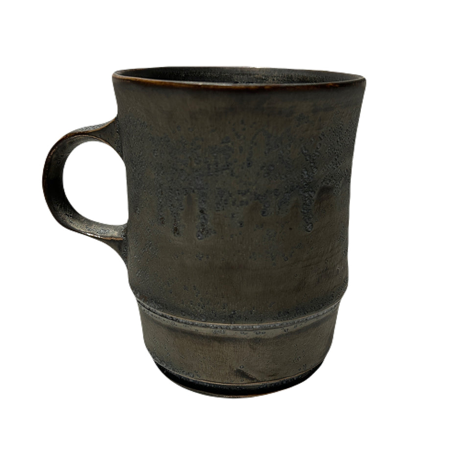Load image into Gallery viewer, SHIRO HAMANAKA CROSSGUN MUG *DEBOSS / ASH BLACK