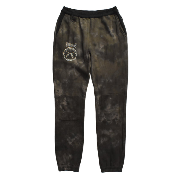 TIE DYE SWEAT PANTS / GRAY
