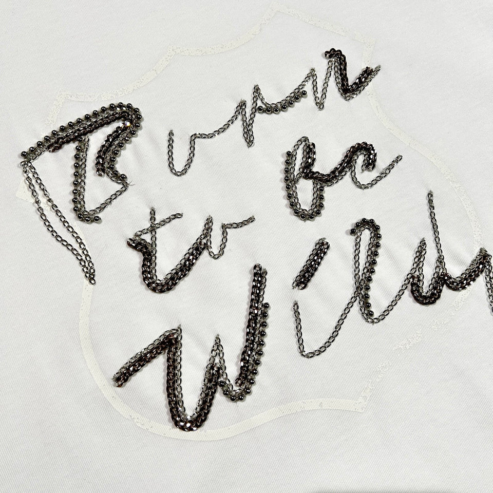 Load image into Gallery viewer, BORN TO BE WILD T-SHIRT / WHITE