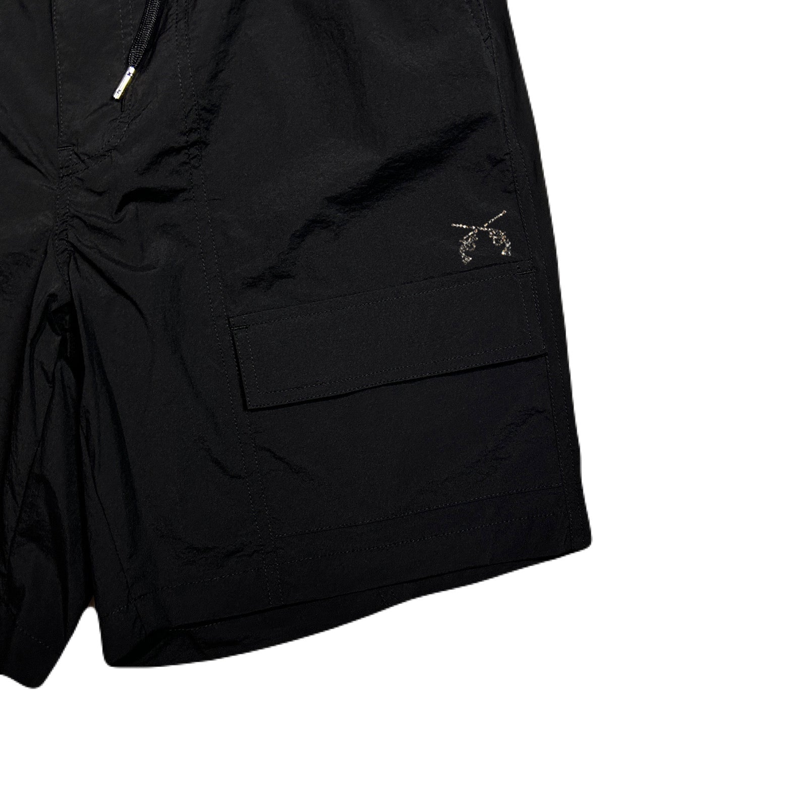 画像をギャラリービューアに読み込む, DRY NYLON SHORTS CRYSTAL / BLACK