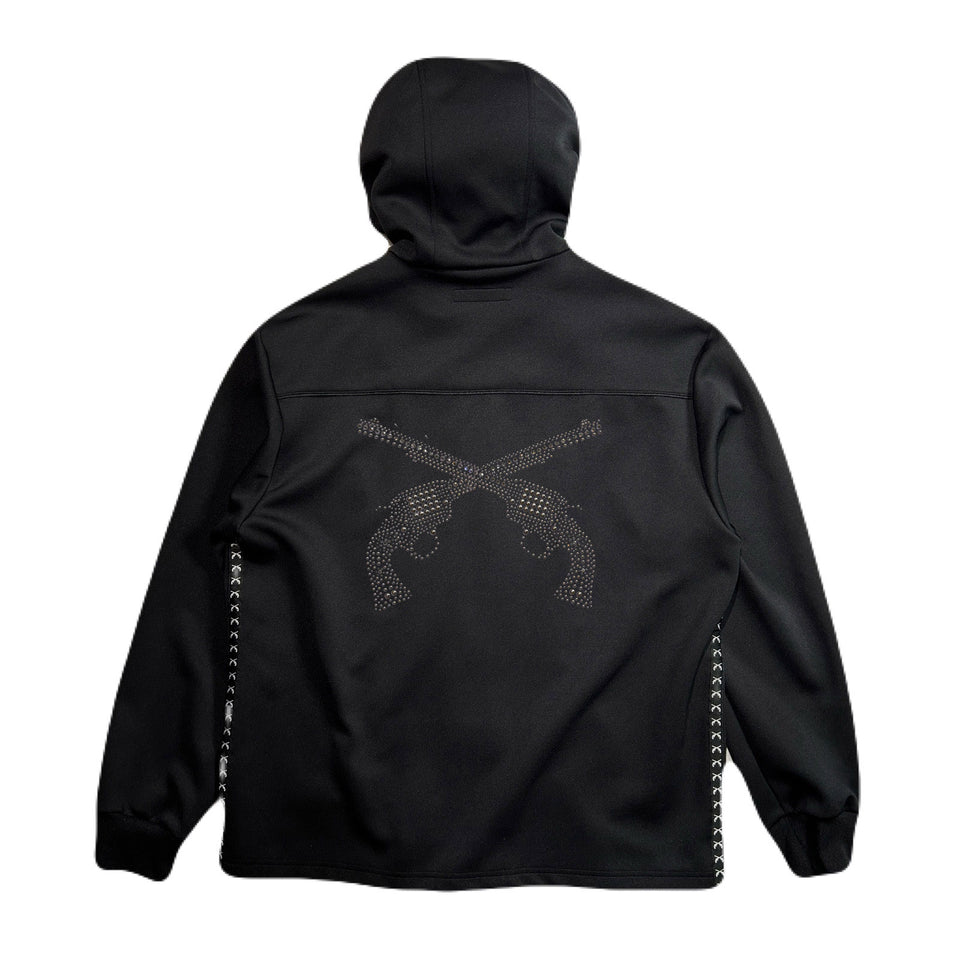 Load image into Gallery viewer, SIDELINE HOODIE CROSSGUNS / BLACK