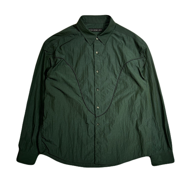 NYLON WESTERN SHIRT CROSSGUN / GREEN