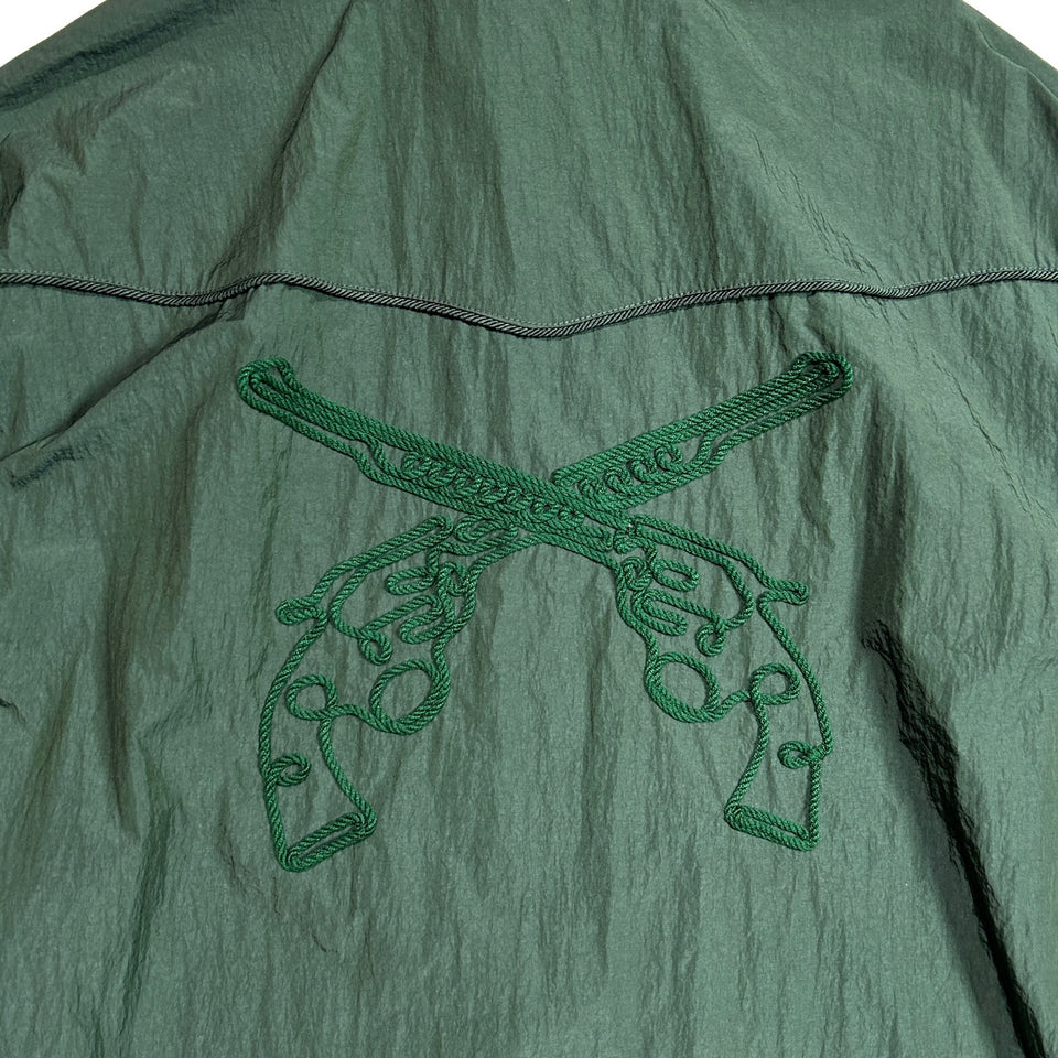 Load image into Gallery viewer, NYLON WESTERN SHIRT CROSSGUN  / GREEN