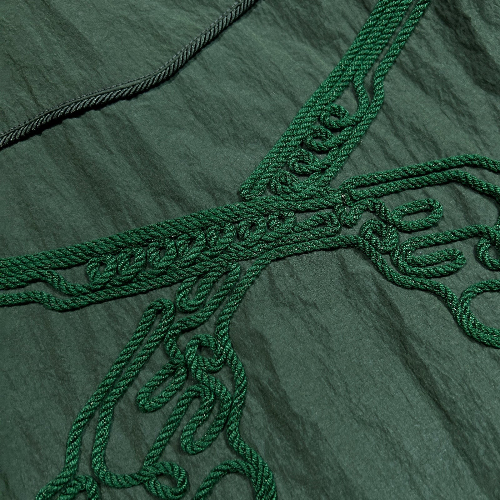 Load image into Gallery viewer, NYLON WESTERN SHIRT CROSSGUN  / GREEN