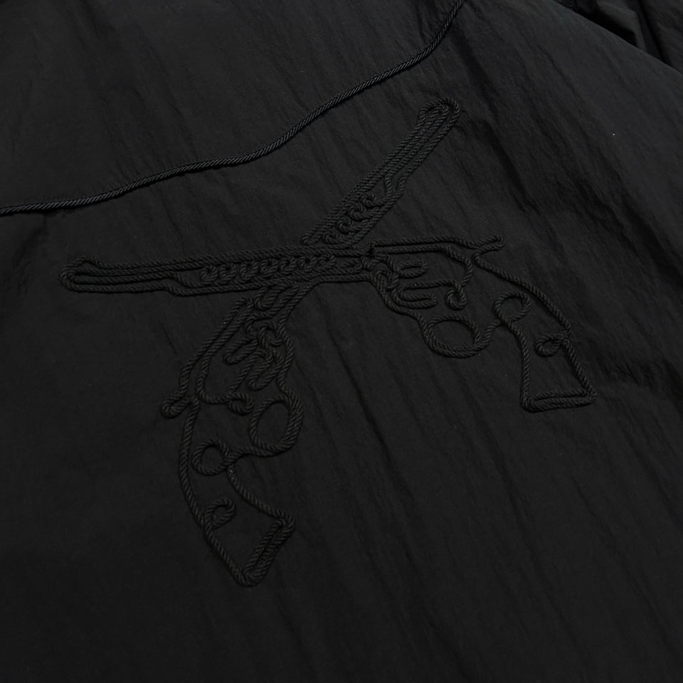 Load image into Gallery viewer, NYLON WESTERN SHIRT CROSSGUN  / BLACK