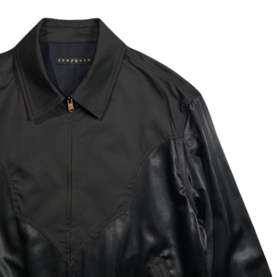 将图片加载到图库查看器,SATIN JACKET EAGLE EMBROIDERY / BLACK