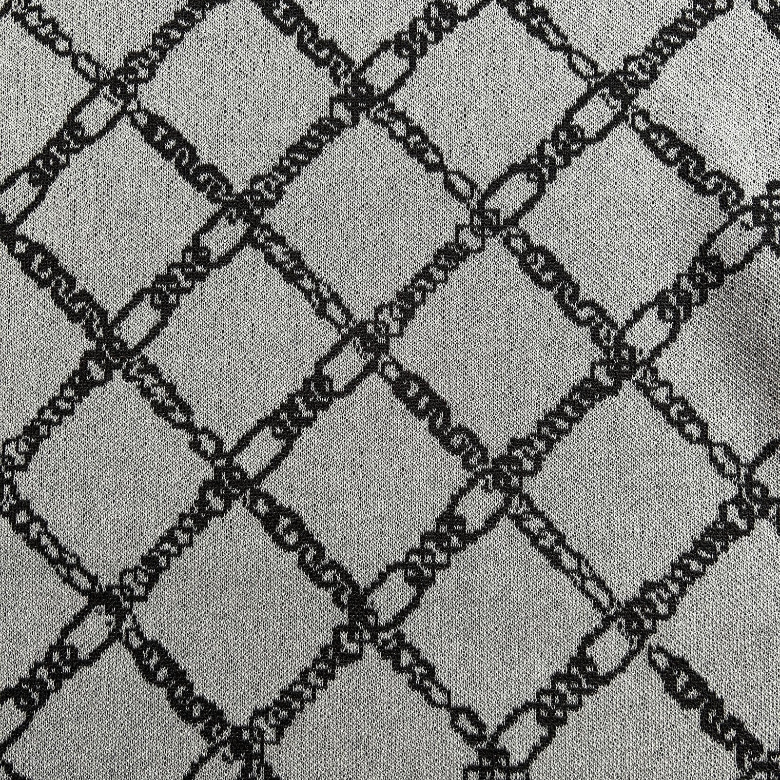 将图片加载到图库查看器,CHAIN JACQUARD KNIT / GRAY