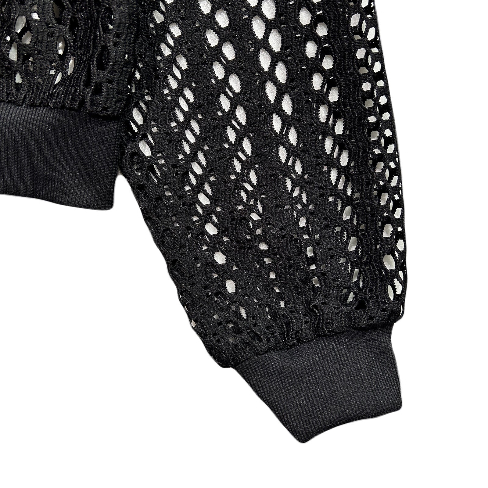 Load image into Gallery viewer, WOMENS MESH LACE HOODIE / BLACK