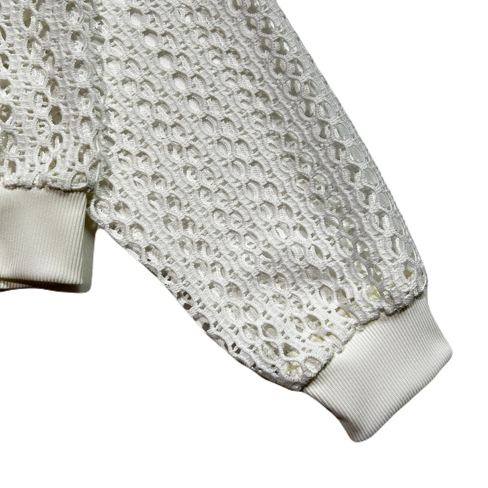 Load image into Gallery viewer, WOMENS MESH LACE HOODIE / WHITE