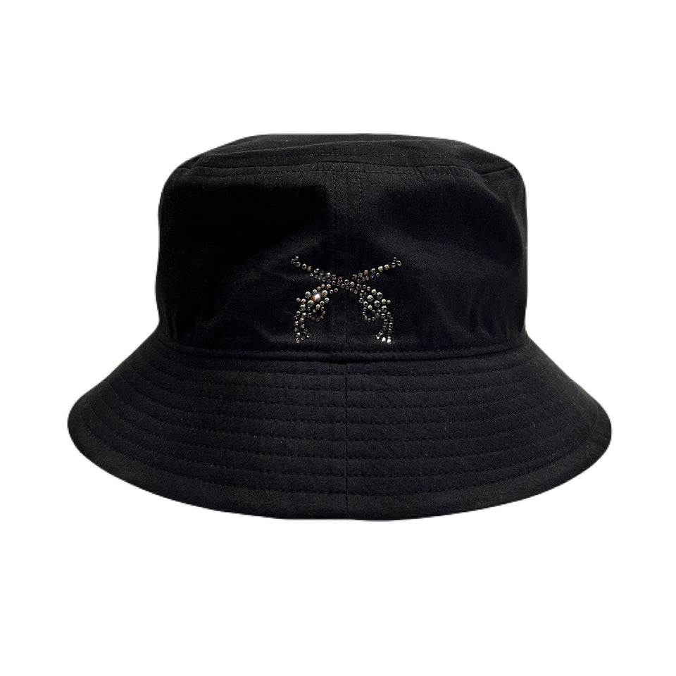 Load image into Gallery viewer, CROSSGUN CRYSTAL HAT / BLACK DIAMOND
