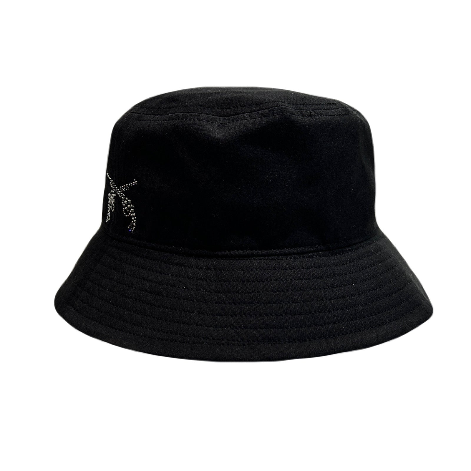 Load image into Gallery viewer, CROSSGUN CRYSTAL HAT / BLACK DIAMOND