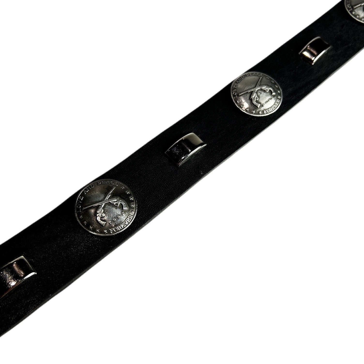 画像をギャラリービューアに読み込む, CONCHO LEATHER BELT / BLACK