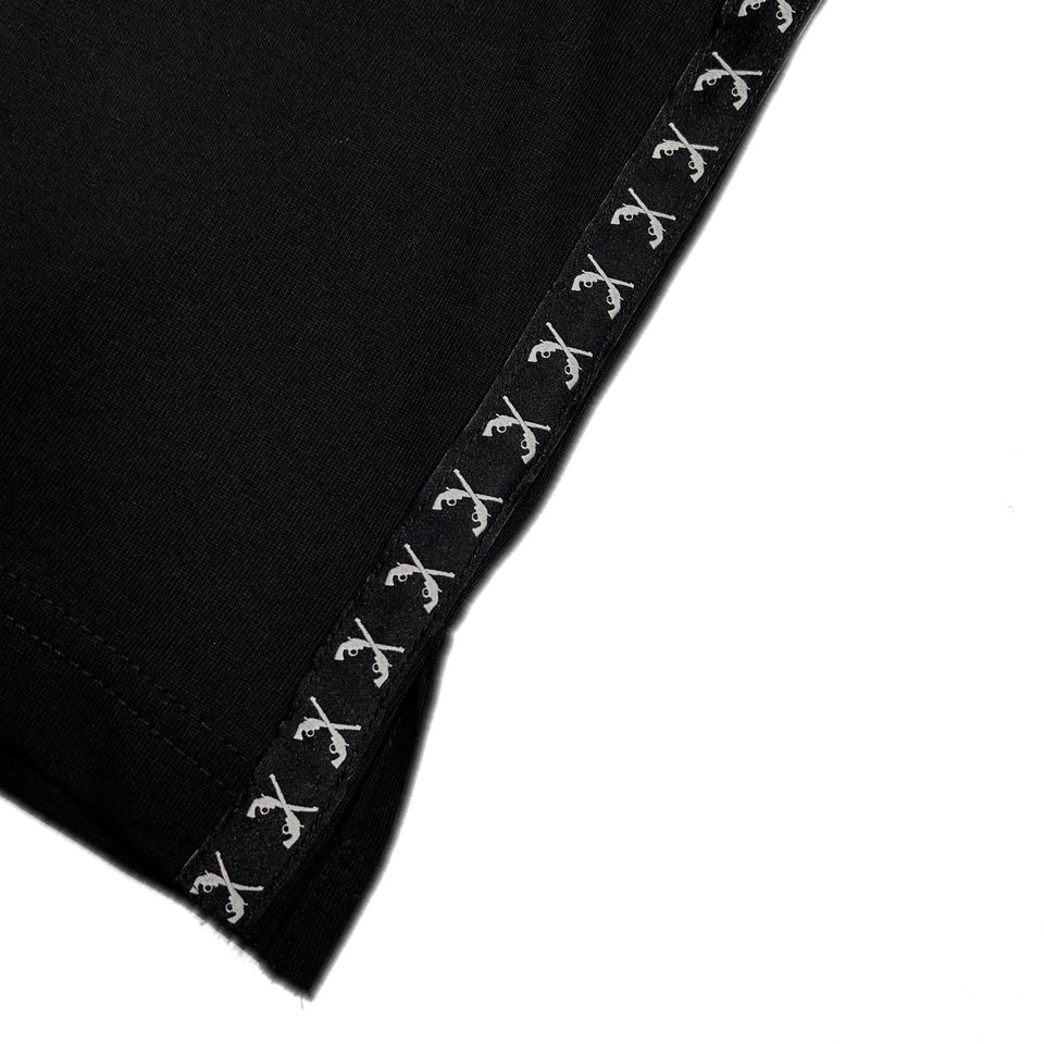 Load image into Gallery viewer, WOMENS SIDE LINE TAPE T-SHIRT / BLACK