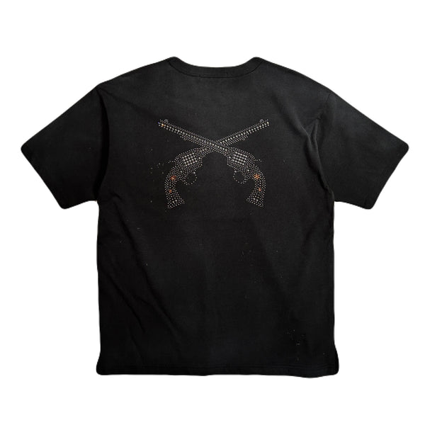 CROSSGUN METAL T-SHIRT / BLACK
