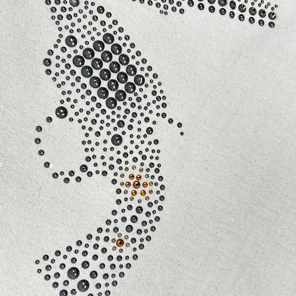画像をギャラリービューアに読み込む, CROSSGUN METAL T-SHIRT / WHITE