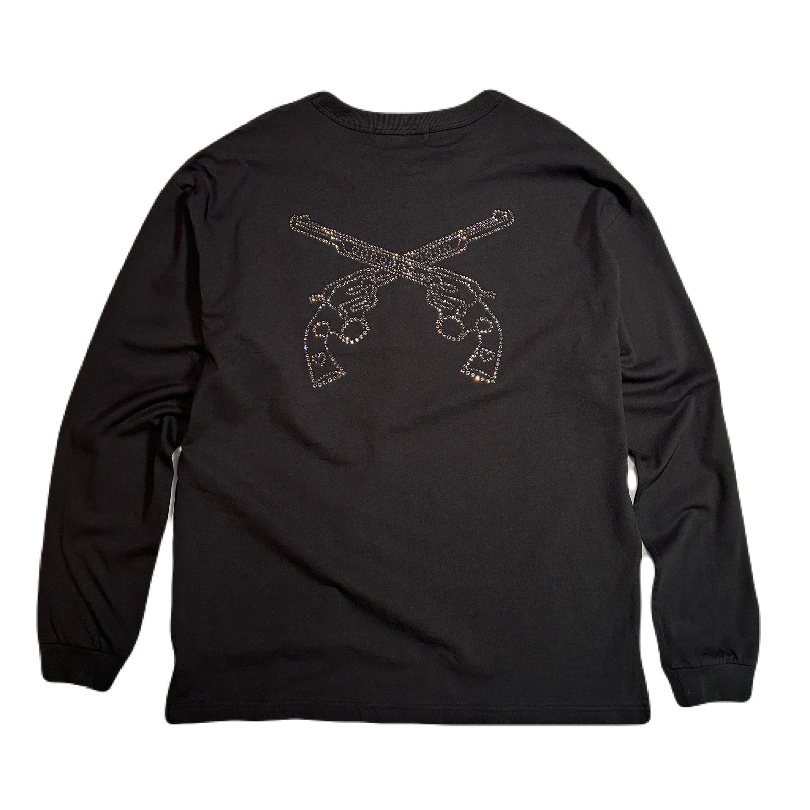 Load image into Gallery viewer, CROSSGUN CRY L/S T / BLACK