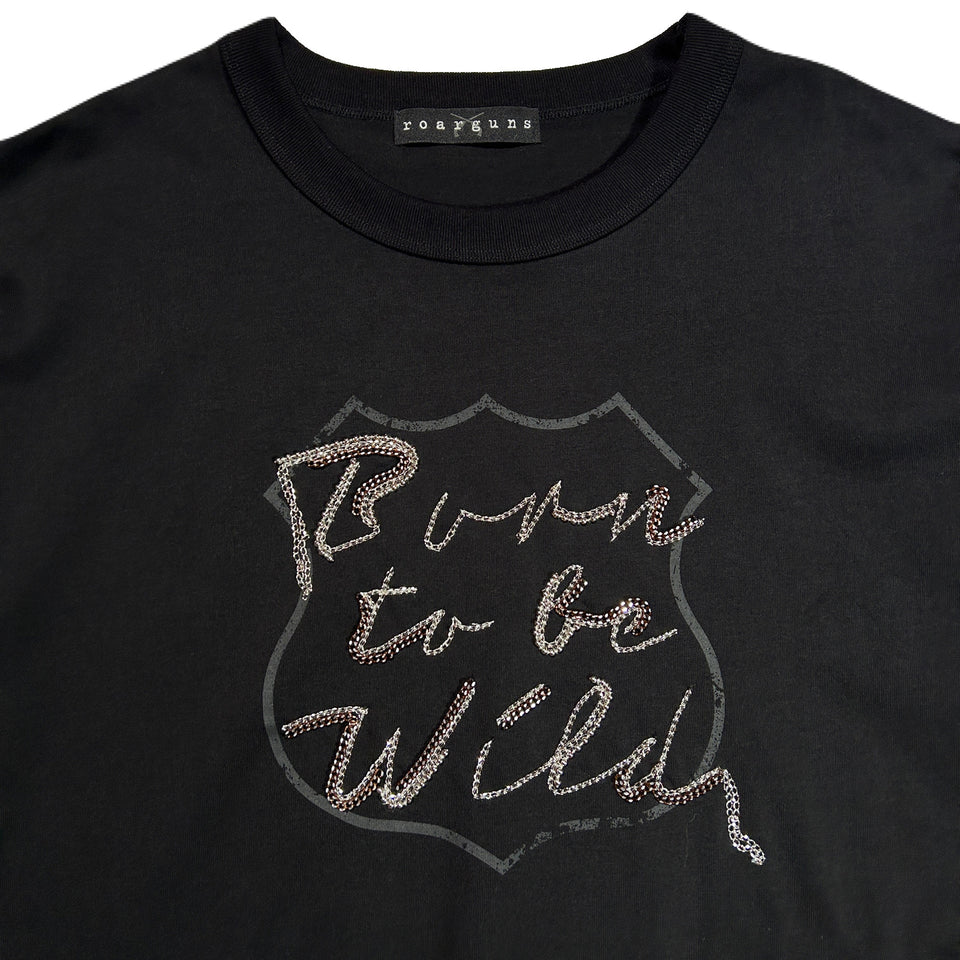 Load image into Gallery viewer, BORN TO BE WILD T-SHIRT / BLACK