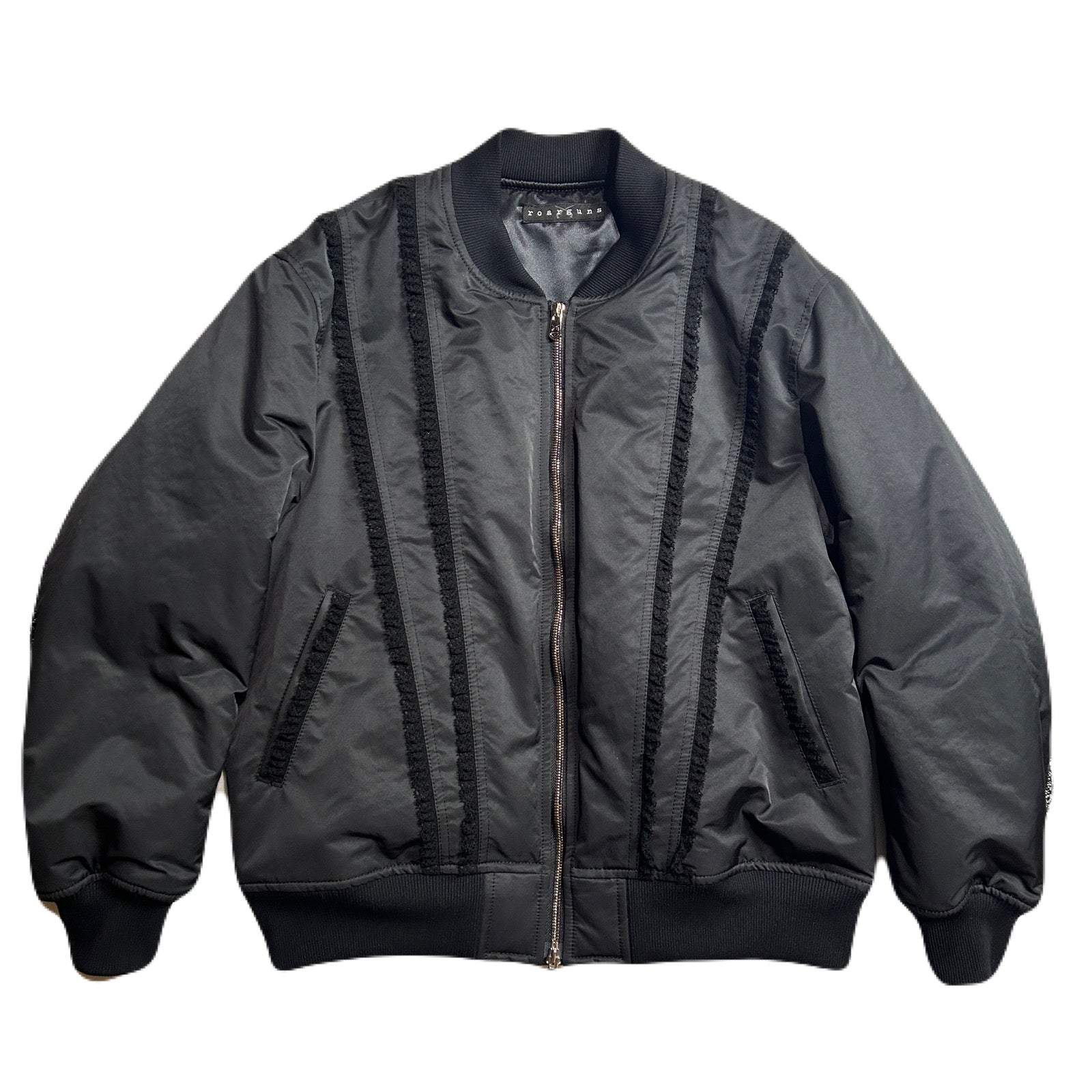 将图片加载到图库查看器,WOMEN RECYCLE POLYESTER MA-1 / BLACK