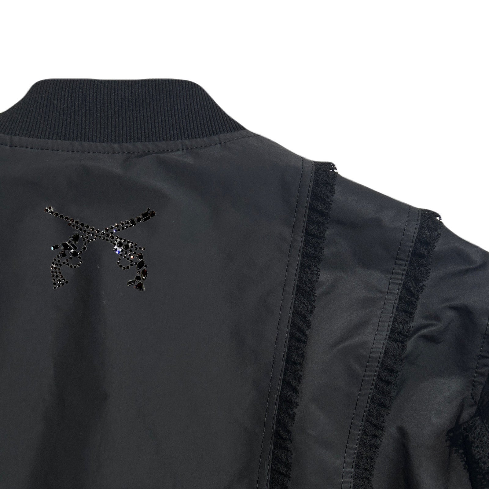 将图片加载到图库查看器,WOMEN RECYCLE POLYESTER MA-1 / BLACK