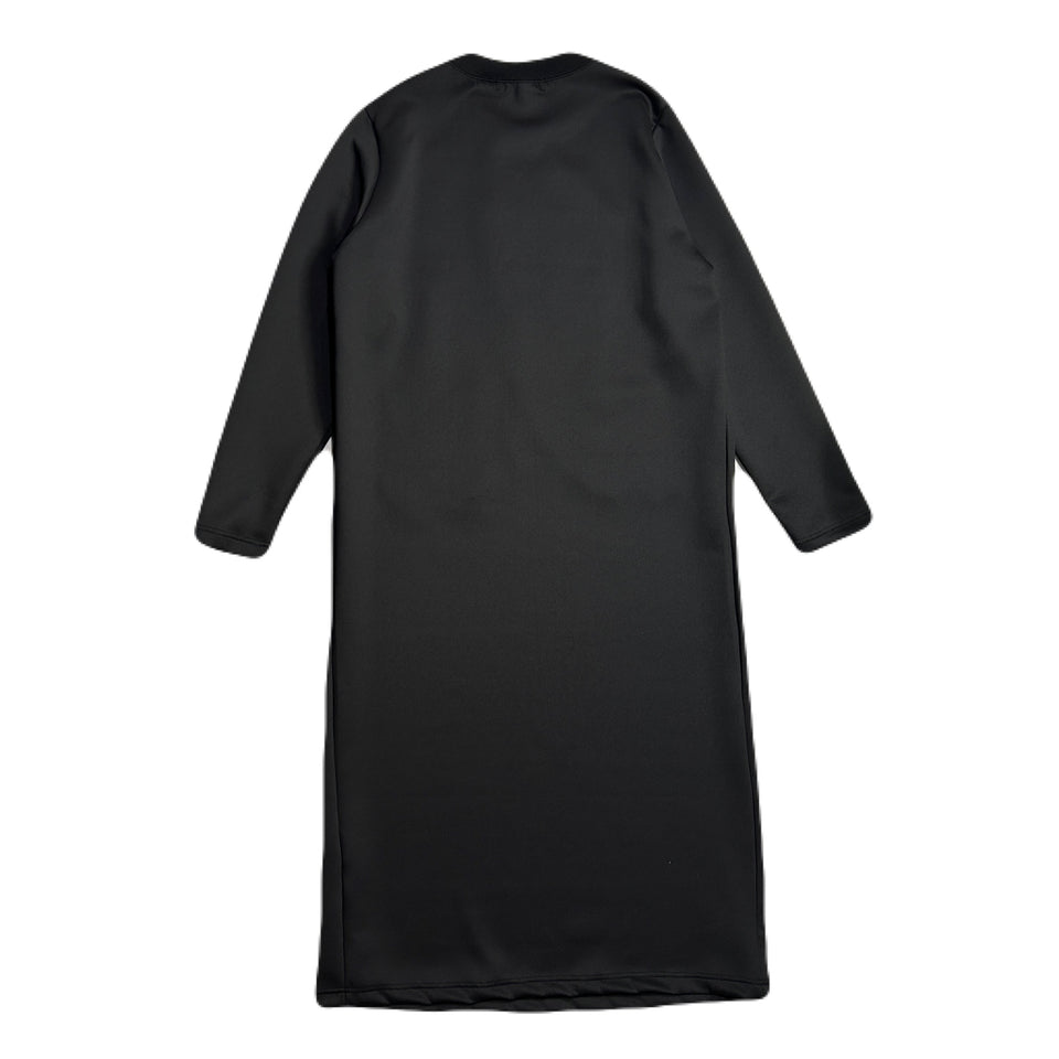 将图片加载到图库查看器,WOMEN CARDBORD JERSEY DRESS / BLACK