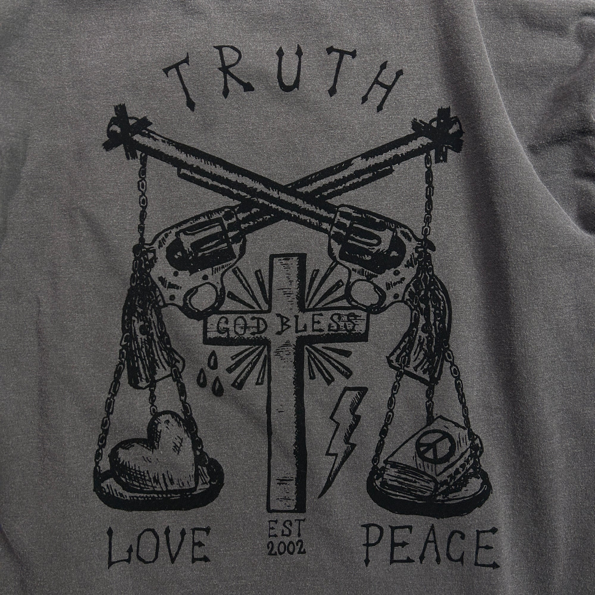 将图片加载到图库查看器,FROCKY PRINT L/S T-SHIRT / BLACK