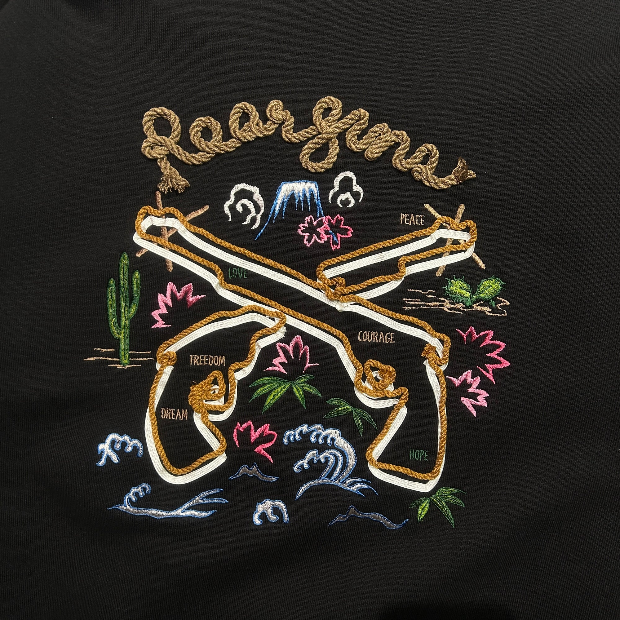 Load image into Gallery viewer, SOUVENIR SWEAT SHIRT / BLACK*COLOR