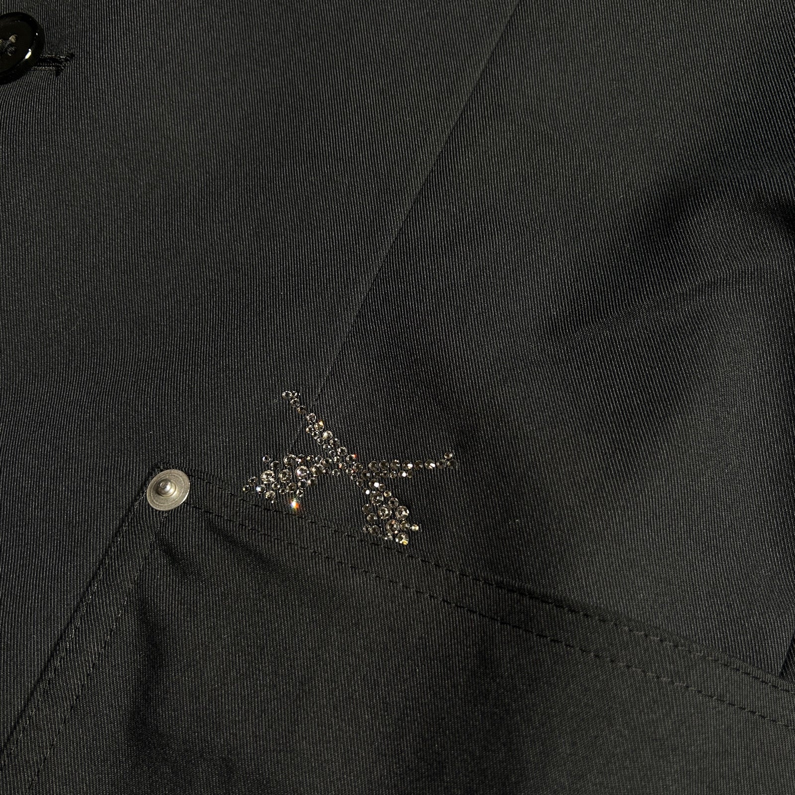 将图片加载到图库查看器,PEACH SKIN JACKET CROSSGUN / BLACK