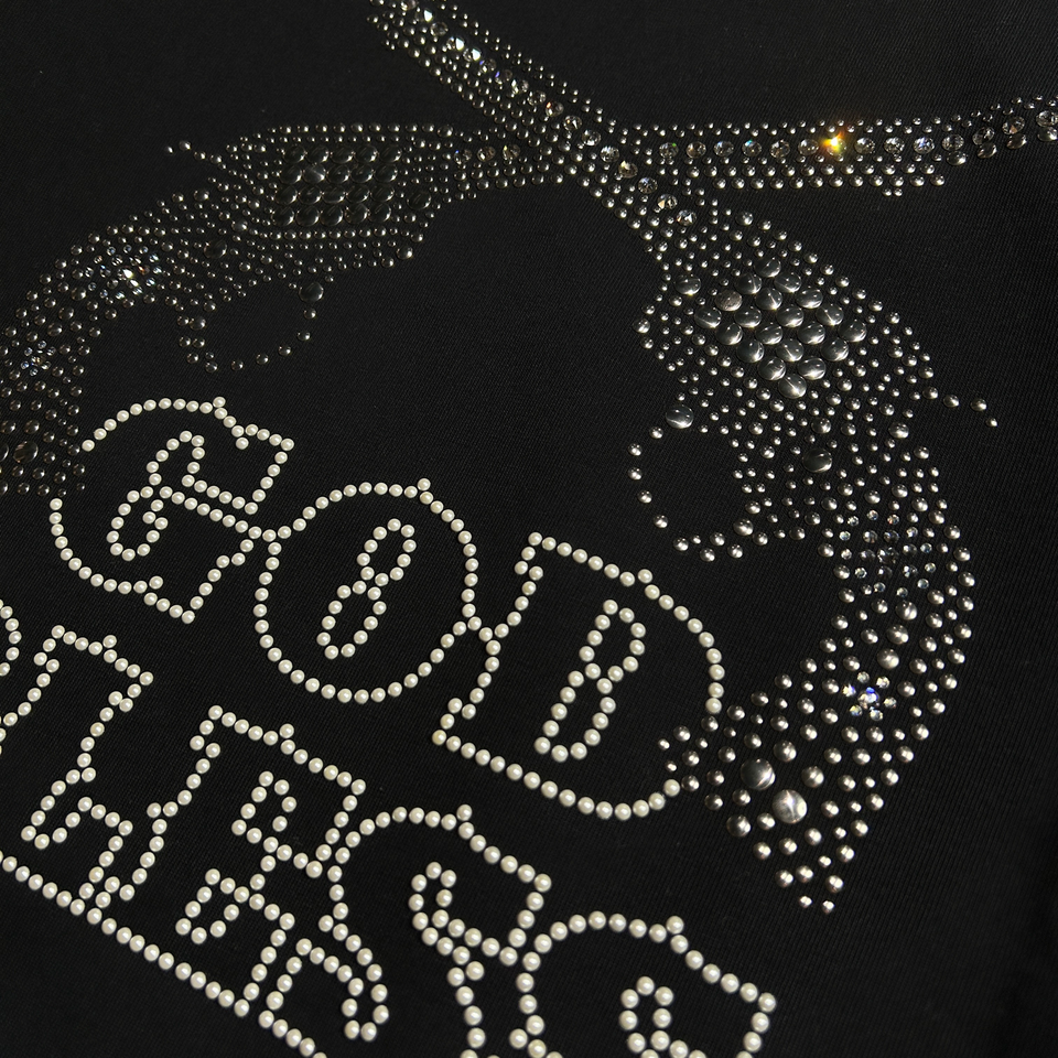 将图片加载到图库查看器,METAL CROSSGUN GOD BLESS T / BLACK